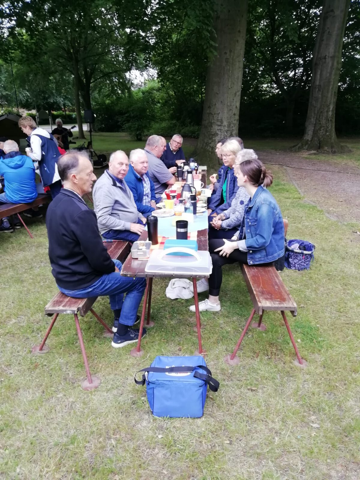 Frühstück auf dem Evergem-Platz